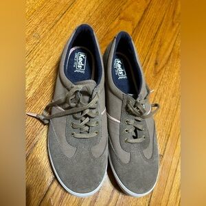 Keds Ortholite Womens Leather Tan (Suede) & Canvas Size 11M